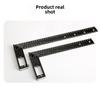 High-precision 90-degree Hole Angle Ruler for Woodworking, Industrial-Grade.