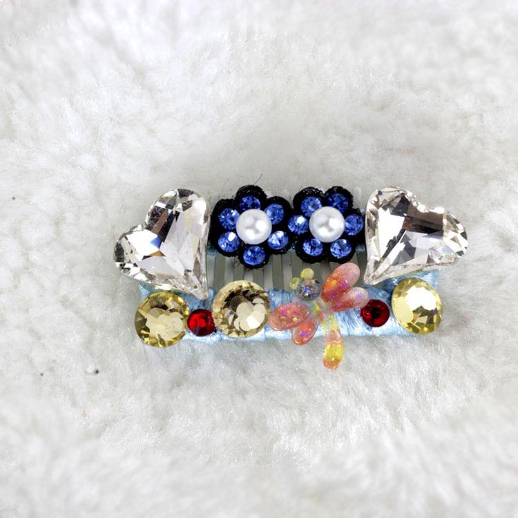 Pet Diamond Hair Clip for Dogs & Cats - Suitable for Yorkshire Terrier, Teddy, Schnauzer, Maltese