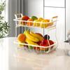 Metal Fruit Basket Bowl Detachable Vegetable Holder Organizer Vegetable Bread Basket  Countertop