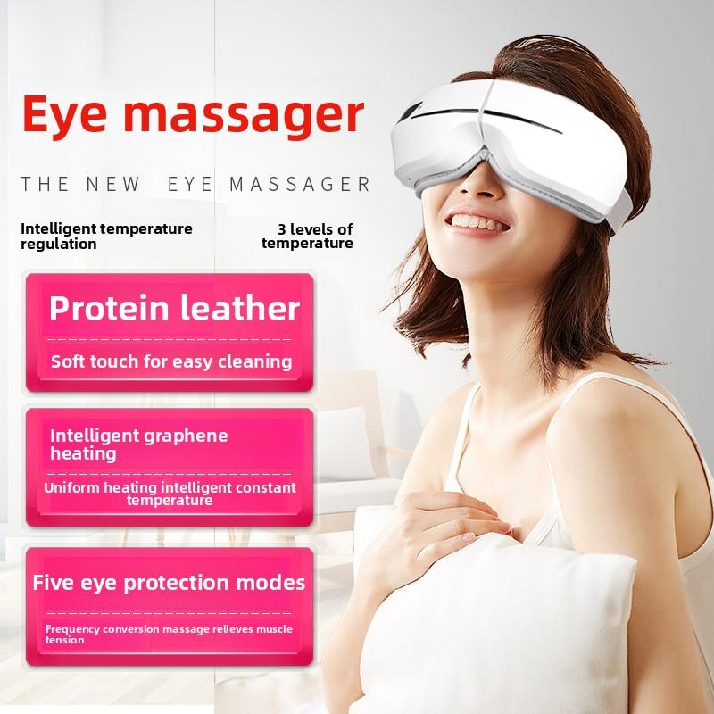 New Eye Massager, Air Pressure Eye Massager, Hot Compress Folding Eye Protection Device, Music Eye Protection Device
