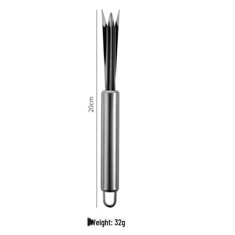 

ZISIZ Multi-functional Stainless Steel V-Shaped Pineapple Eye Remover