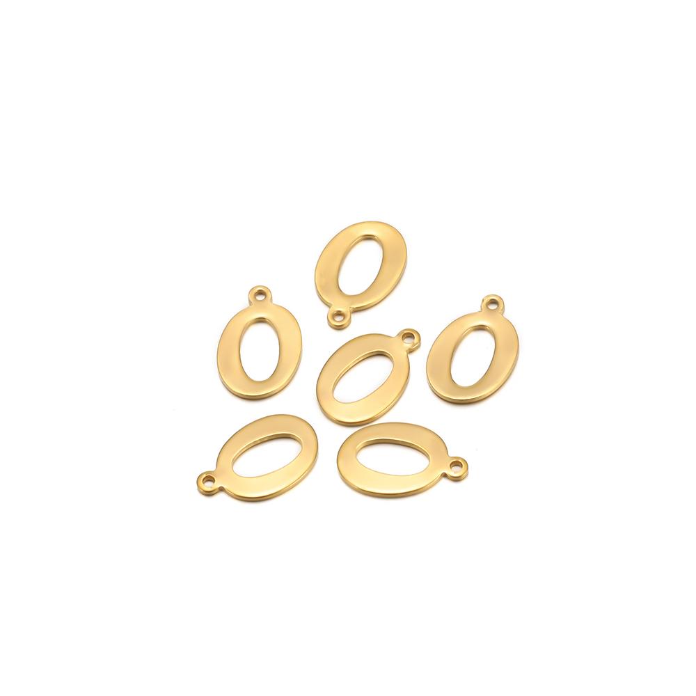 30pcs Stainless Steel A-Z 26 Cursive Font Letter Pendant Alphabet Charms Necklace Pendant DIY Jewelry Bracelet Making Earrings