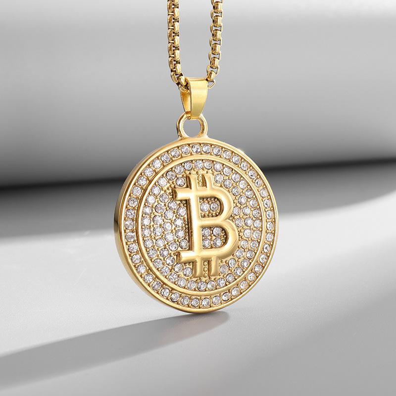 Ancient Roman Coins Fashionable and Versatile Round Pendant Necklace
