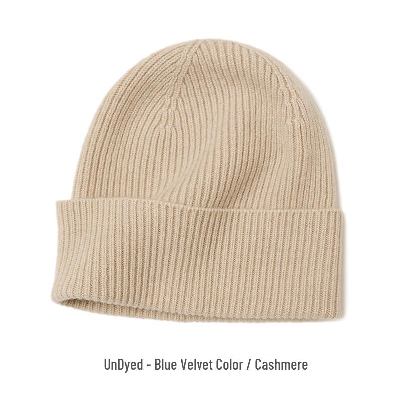 Unisex Cashmere & Fleece Hat: Autumn/Winter, New Style, Thick & Warm Knit