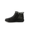 Daks Women S Ultra Light Fur Ankle bootS  Black  dlb413lS10