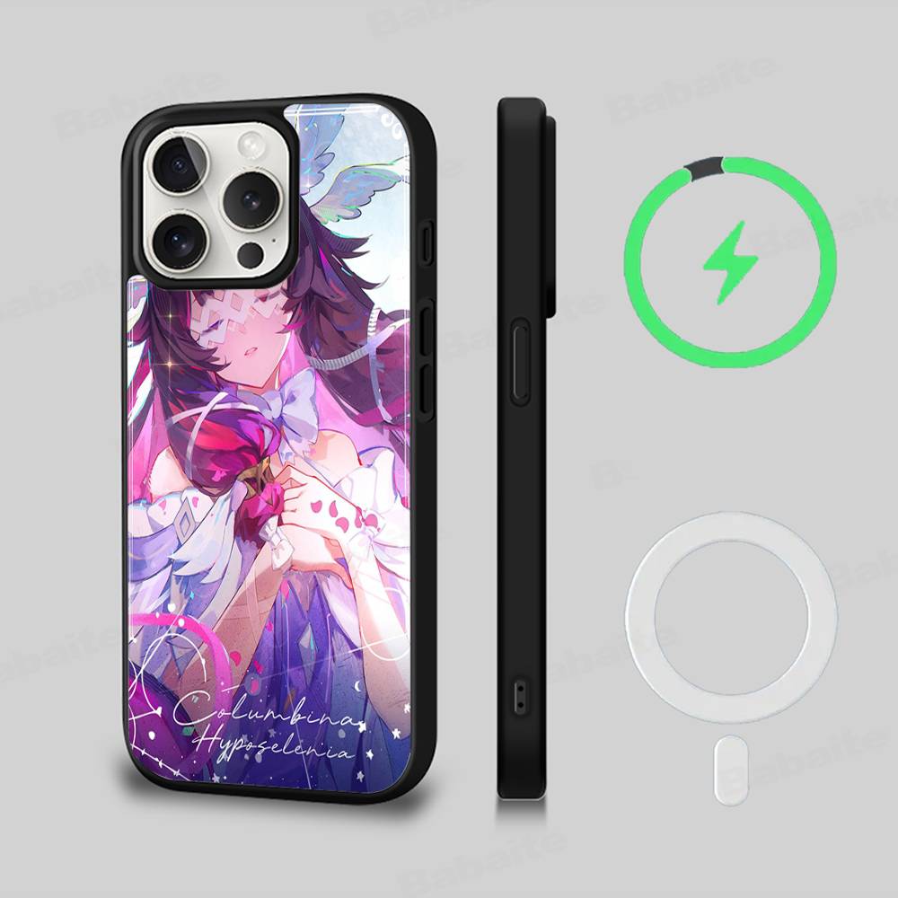 Genshin Impact Columbina For Magsafe Phone Case For IPhone 17 Air 16 15 14 13 12 11 Pro Max Plus Shockproof Cover