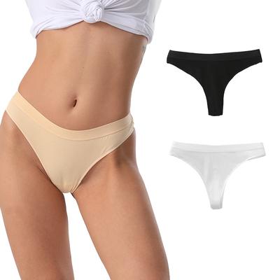 Women's Low-Rise Sexy Thong Underwear Invisible Comfortable Briefs