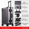 Aluminum-Magnesium Alloy Trolley Case: Universal Wheeled Luggage in 20”, 24”, 26”, 29” for Men and Women—Hard Shell Travel Suitcase