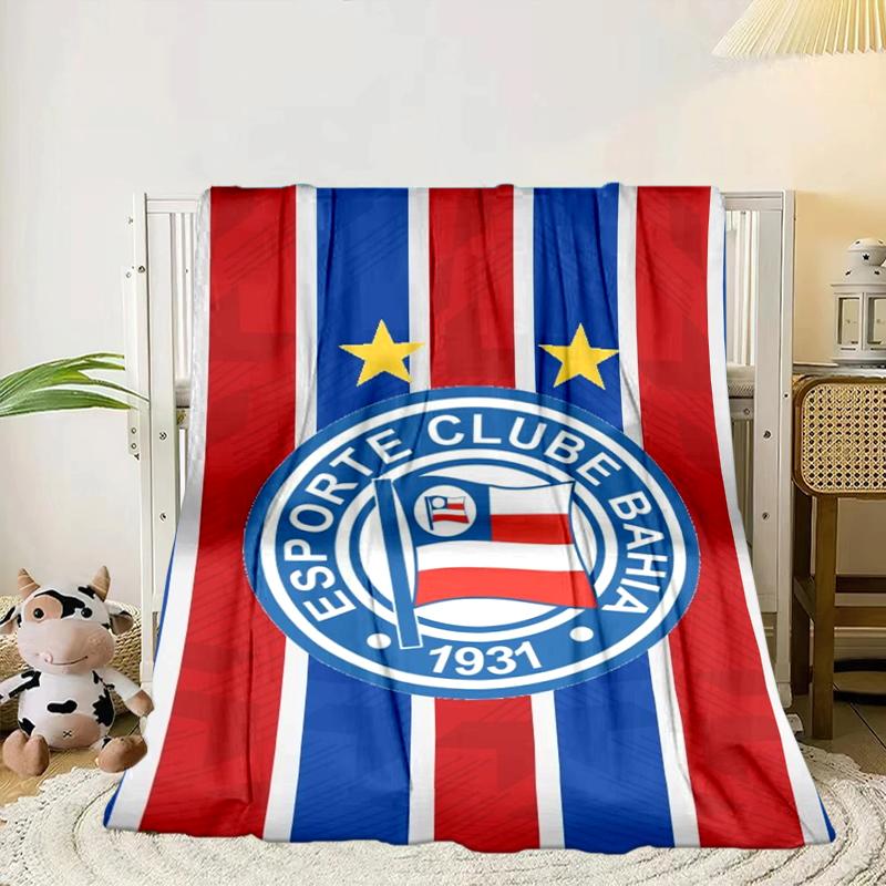 Football Club Emblem Blanket Flannel Blanket for bed, sofa, Camping, Hiking, Picnic Essentials, gift for family Fan gifts