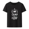 Outdoors Graphic Tshirts Campfire For Life Novelty Leisure Shortsleev Street Fashion Style Camisetas Humor Roupas Masculinas