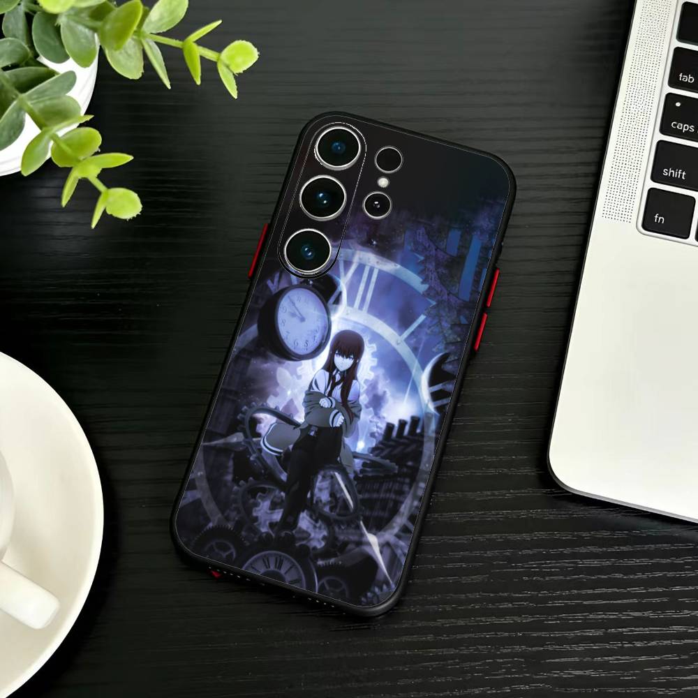 STEINS GATE F-Rintaro O-Okabe Phone Case For Samsung S26,S25,S24,S23,S22,S21,S20,S30,Ultra,Plus,Fe,Note,5G Black Cover