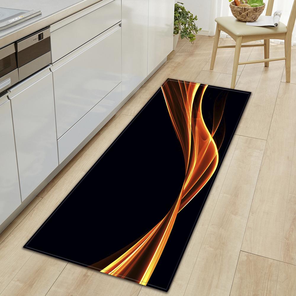 Kitchen Mat Entry Door Mat Living Room Bedroom Floor Carpet Corridor Bathroom Door Non-slip Floor Mat