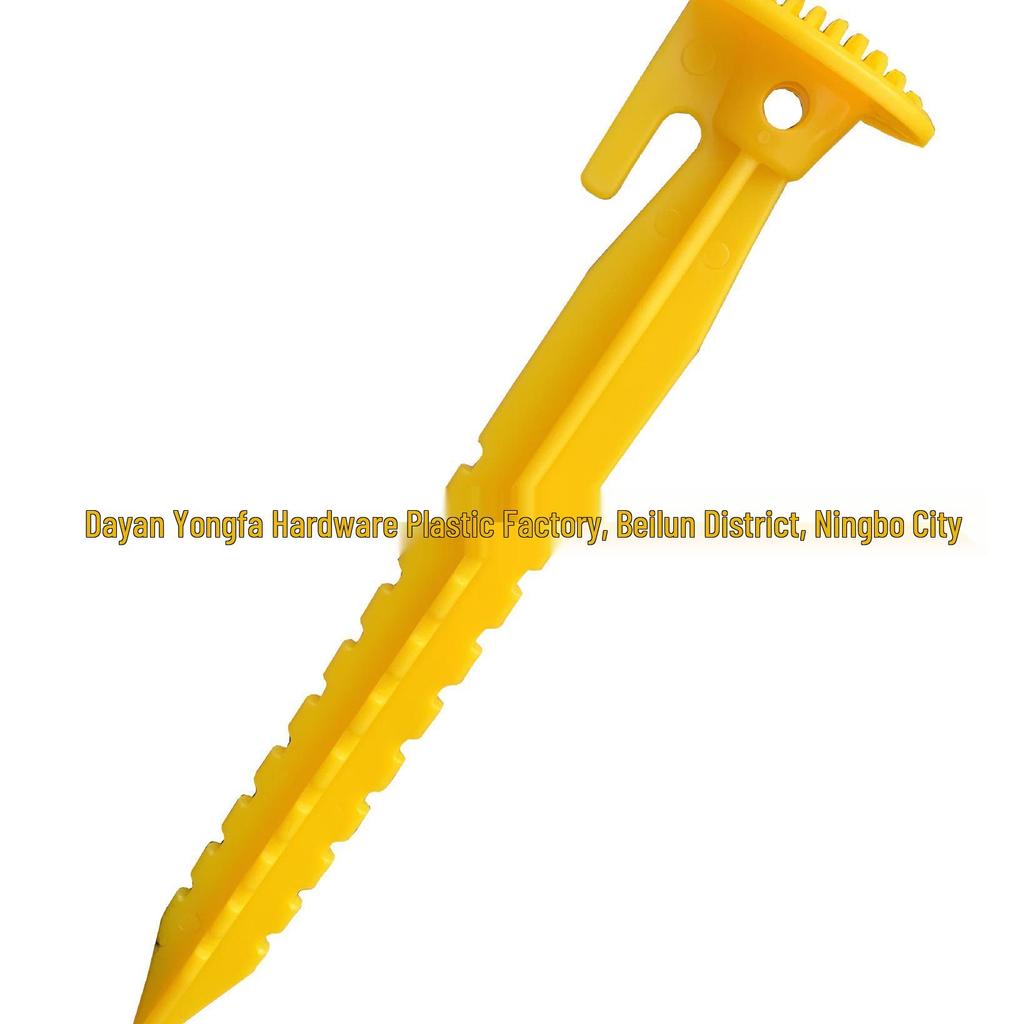 PP Plastic Tent Pegs - Tent Accessories for Beach and Tarp Ground