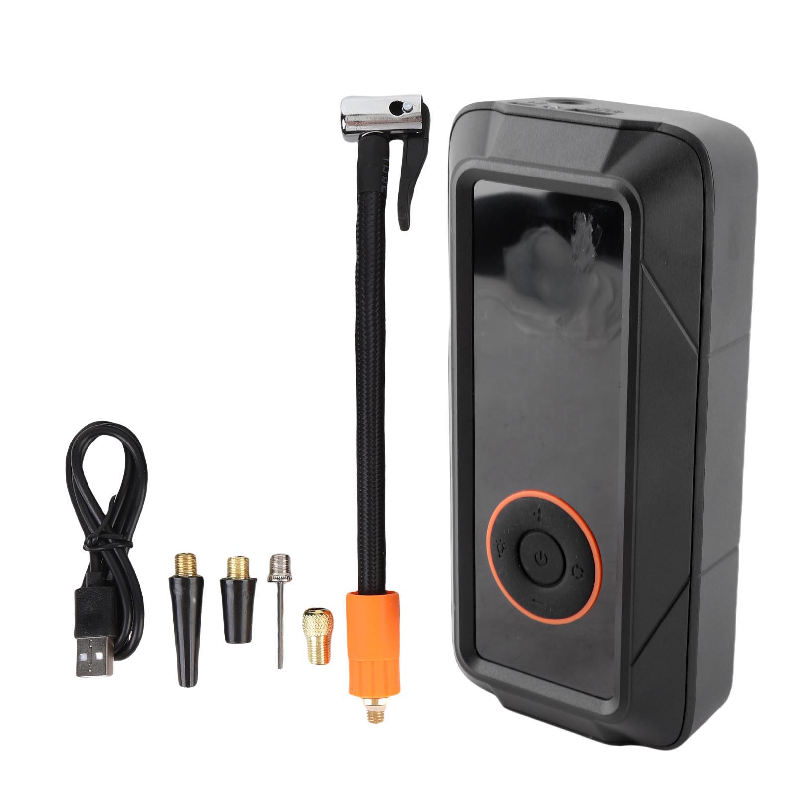 

Cordless Tire Inflator with Digital LCD, Portable Air Compressor Pump, Fast Inflation for Cars, Bikes, Motorcycles, Sports Balls