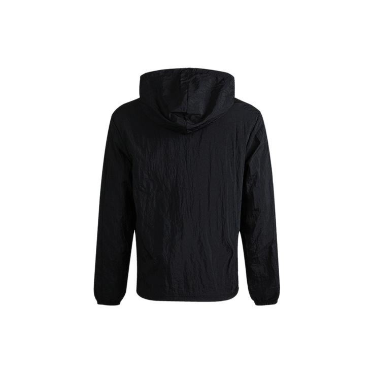 Jordan Jumpman Windbreaker With Full Zip Front And Hood Men Outerwear Black CN3824-010