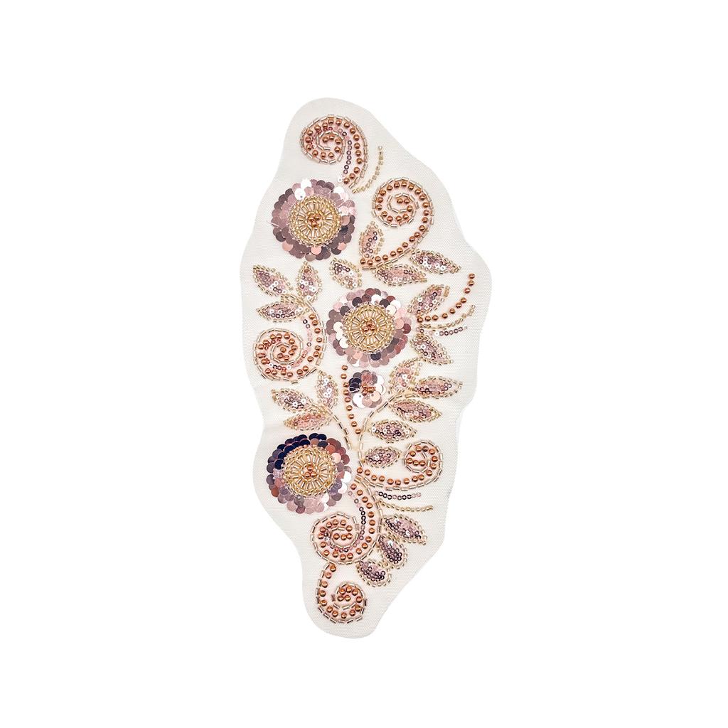 Heavy Industry Beaded Sequins Floral Cloth Stickers Gift Lace Lace Dance Clothes Performance Clothes Decorative Clothing Accessories