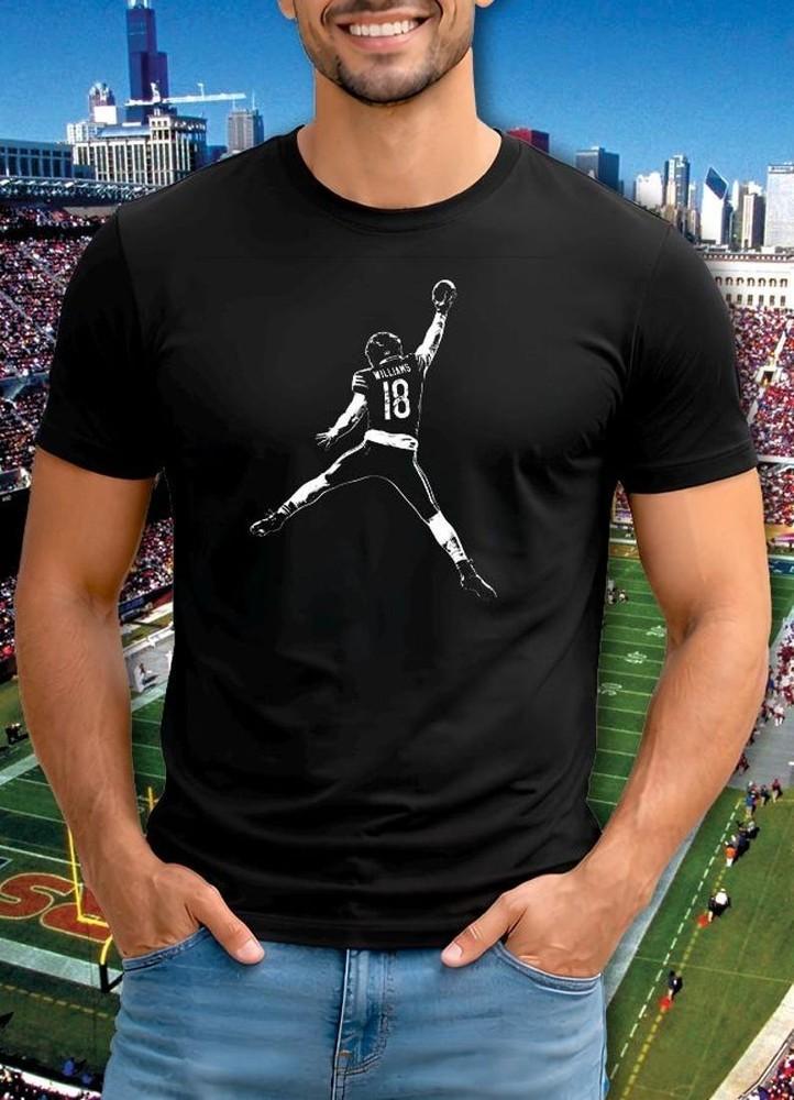 Caleb Williams Jumpman T-shirt Ice Man Caleb Williams Football Vintage Shirt Unisex T-Shirt S