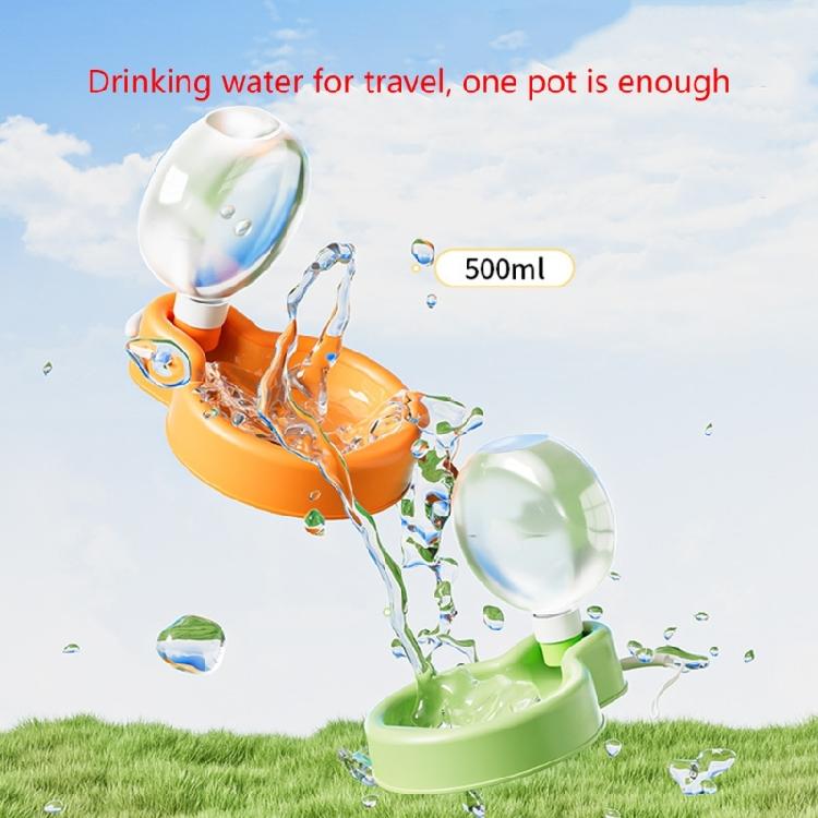 500ml Dogs Water Bottle for Small Dogs Travel Puppy Cat Eating Drinking Bottle