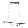 Wave LED Pendant Light With Remote Control Dimmable LED Irregular Shape Wave Chandelier for Kitchen