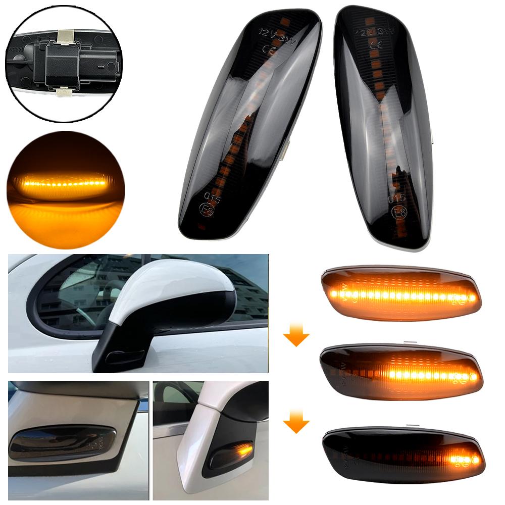 Car Flowing LED Side Marker Light Dynamic Turn Signal Repeater Lamp 2006-2018 For Citroen C4 Picasso C3 DS3 C4 DS4 C5Turn Signal 2