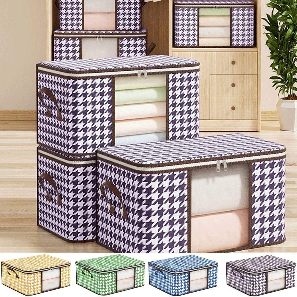 

Non-woven Fabric Wardrobe Tidying Box Foldable Blanket Sorting Bag Quilt Storage Bags Home