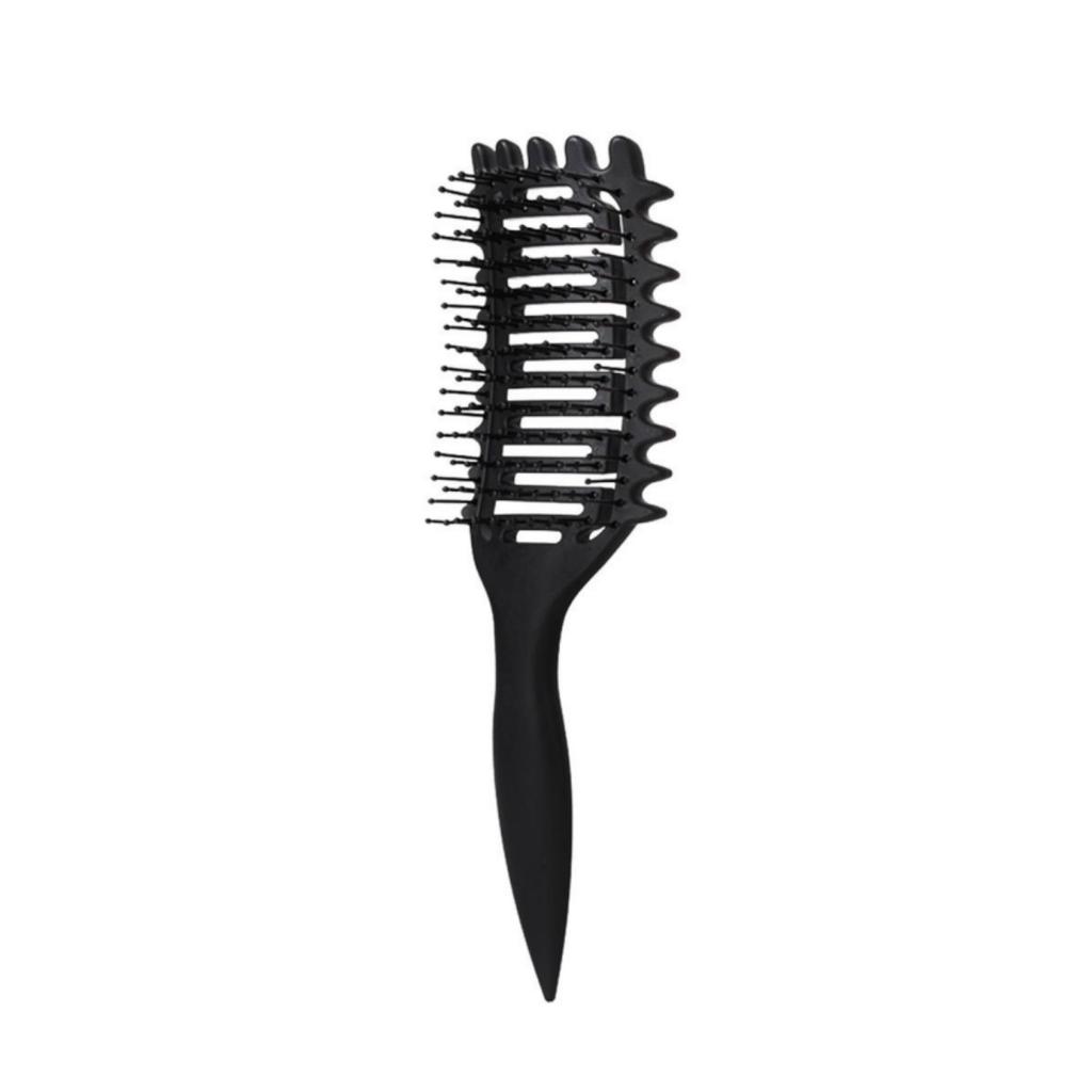 Pettine per Capelli Ricci Antistatico Spazzola Massaggiante per Cuoio Capelluto Pettine Vuoto Antigroviglio per Acconciatura Capelli Strumenti per Sciogliere i Nodi