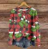 Women's Vintage Knit Button Print Cardigan Jacket