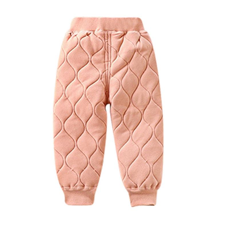 2-14 Lat Dzieci Ciepłe Bawełniane Spodnie Puchowe Spodnie Codzienne