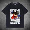 Dragon Ball Wukong joint short-sleeved T-shirt male queen big hand-painted same men's and women's pure clothes loose halfsleeves