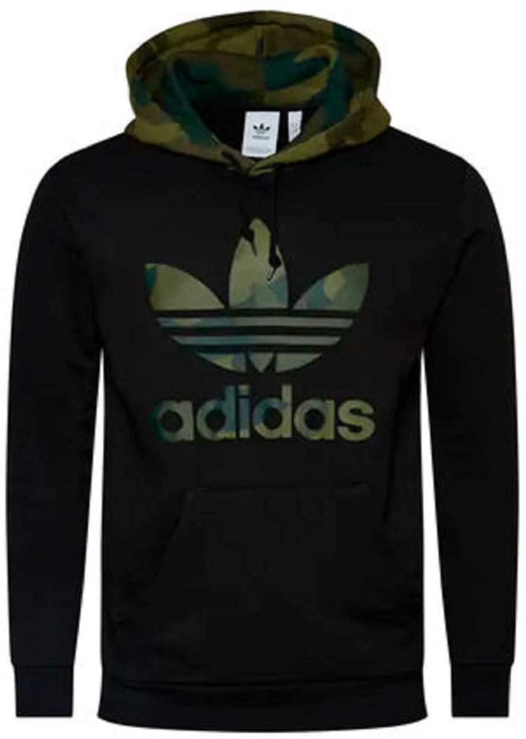 

adidas Originals CAMO TREFOIL Камуфляжный Трилистник Размер M ХУДИ, Худи, (167-173см), GVU81, Черный/Разноцветный