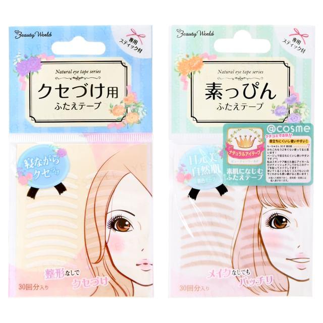 LUCKY TRENDY - Natural Double Eyelid Tape Double-Sided - 30 pairs