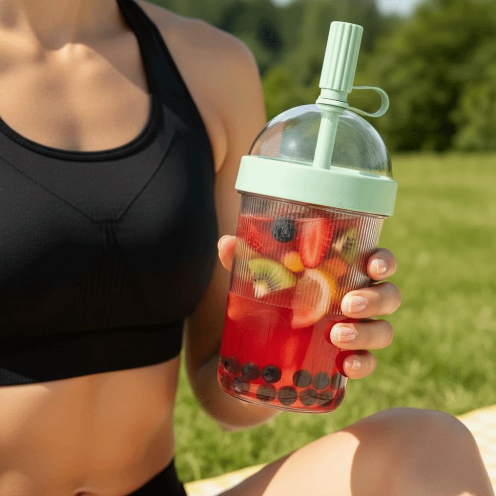 With Lids Coffee Cups Reusable Water Cup Portable Straw Cups  Home