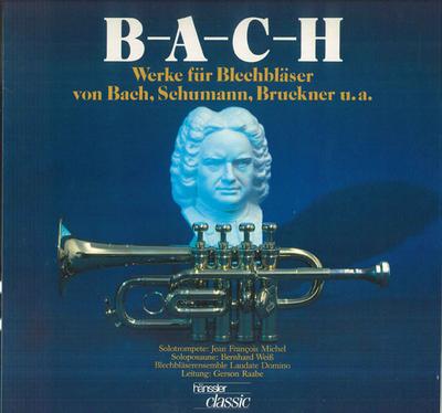 LP Record JEAN FRANCOIS MICHEL BERNHARD WEIS  B  A  C  H  Werke Fur Blechblas 91547 LAUDATE Germany Classical Used