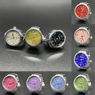 Creative Finger Watch Alloy Silver Shell Gypsophila