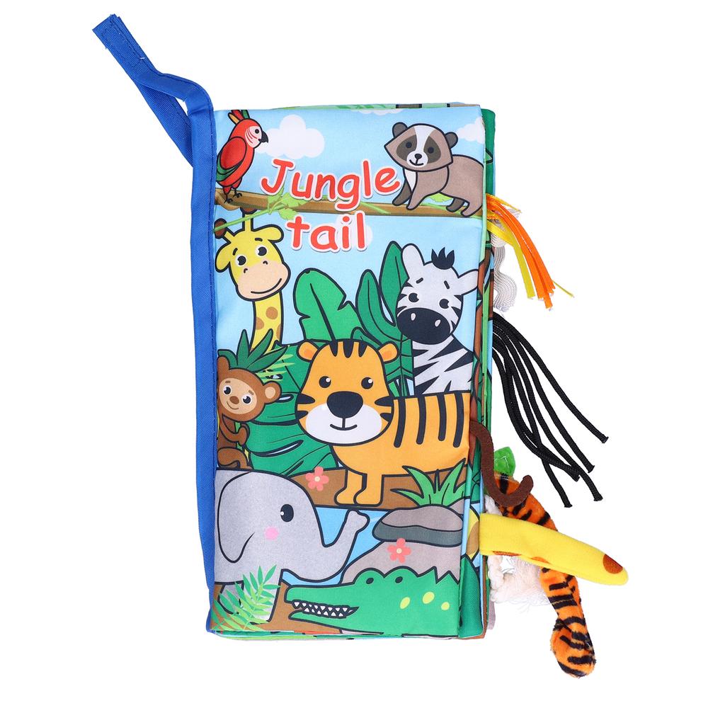 Early Educational Children Cloth Book Infant Sensory Stimulation Cute Baby Cloth BookForest
