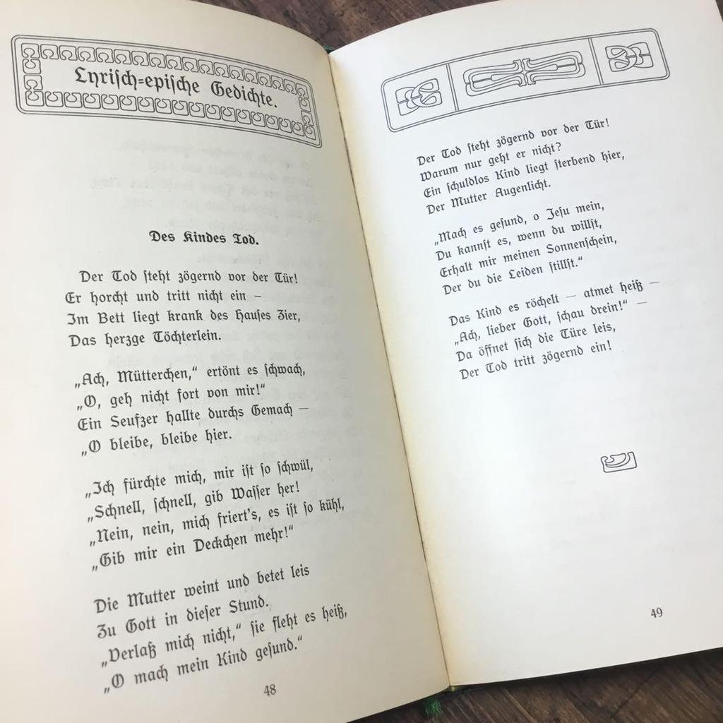 [USED] Foreign books, German, antique books, poetry collections