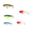 5PCS With Hook Fishing Popper Lures 6.5cm 9g Fishing Lures Fishing Bait Set  For Bass Fishing