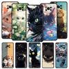 Cartoon Lovely Cat Art Fashion Phone Case For For Xiaomi Poco X6 X5 Pro X4 X3 NFC F5 Pro F4 F3 GT M5 M4 Pro 5G M3 C51 C50 Cover