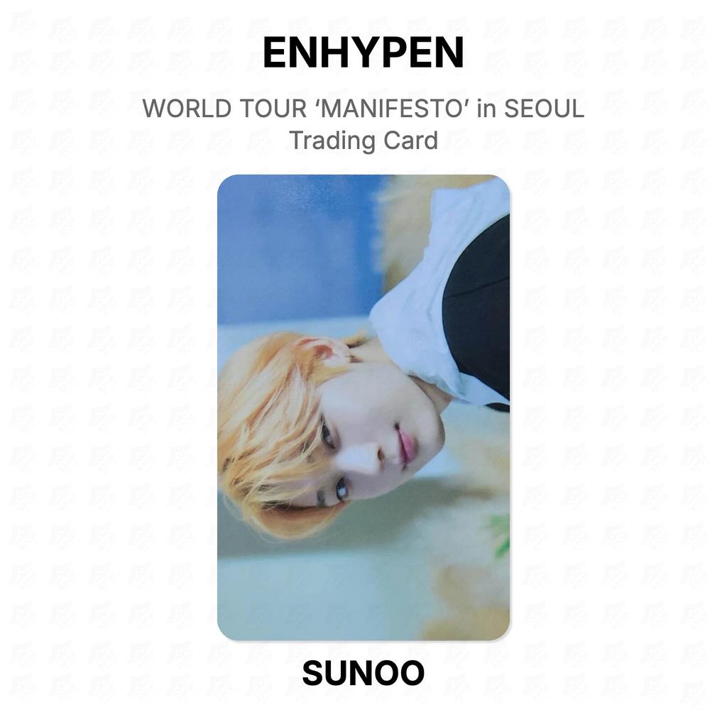 ENHYPEN WORLD TOUR ‘MANIFESTO’ in SEOUL Trading Card Official Photocard