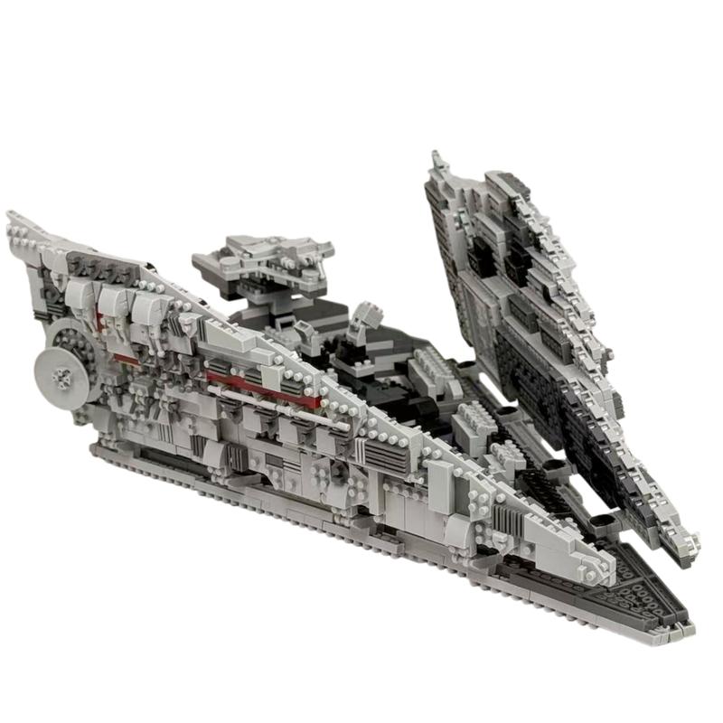 1029+/pcs sci-fi starship model, adult high difficulty building block set, collectible ornaments, high-end holiday gifts