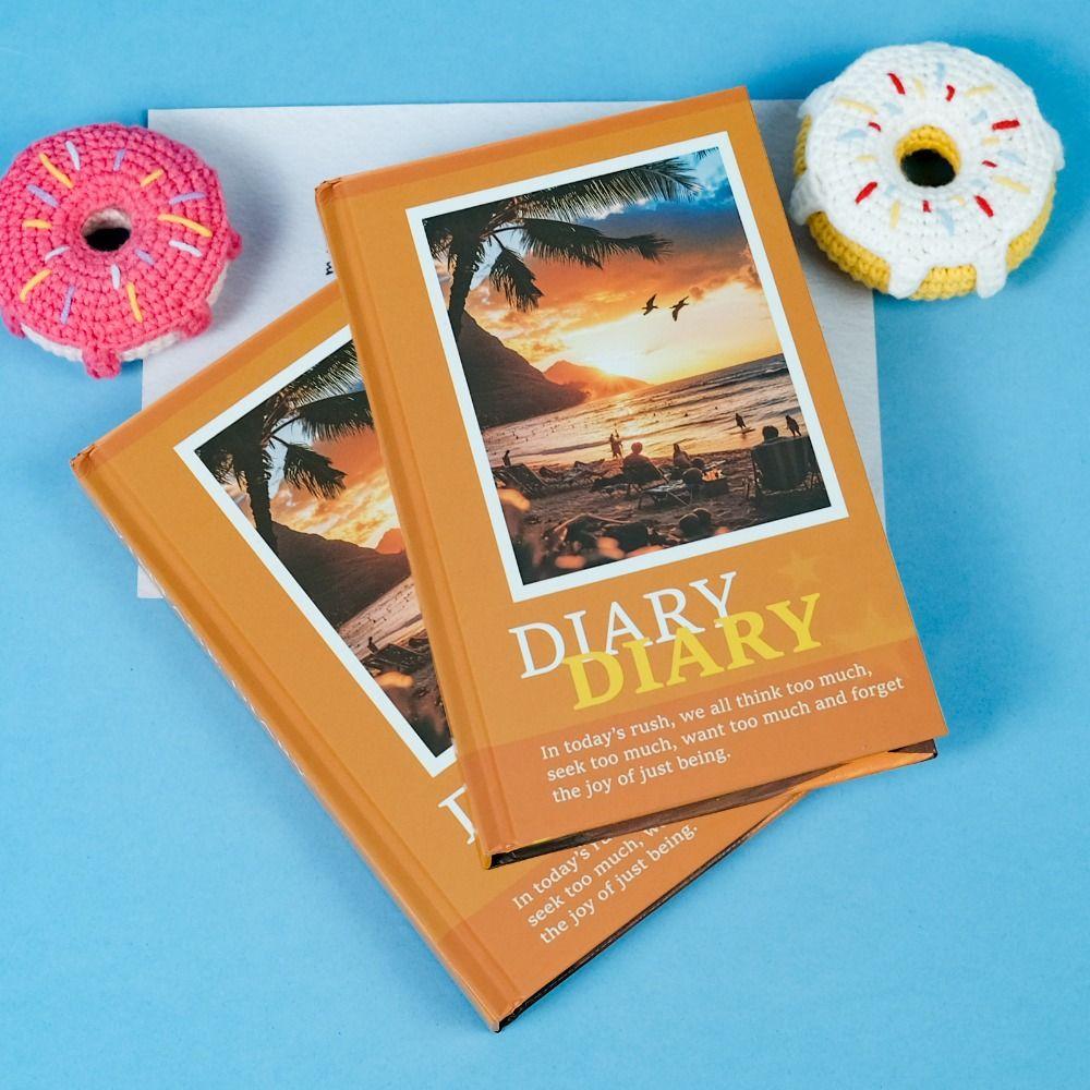 98 sheets Beach Agreement Theme Notebook romantic Diary Handbooks Diary notebook Stationery