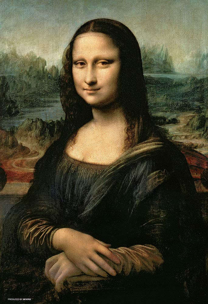 in Beverly 1000 Jigsaw Puzzle Mona Lisa x 38 [Made Japan] Micro-Piece (26 cm) M81-618