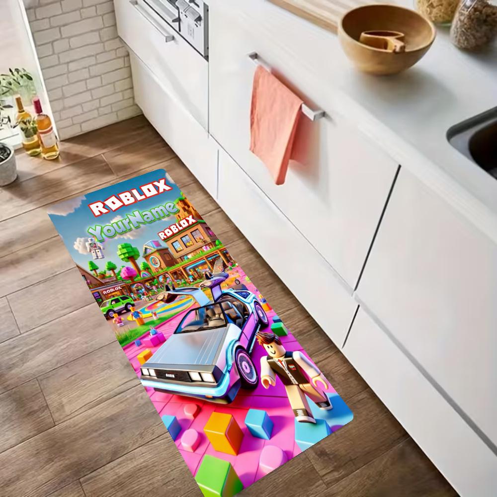 Roblox Customize Your Name Kitchen Rug Runner Rug Laundry Mat Hallway Entryway The Best Gift Choice