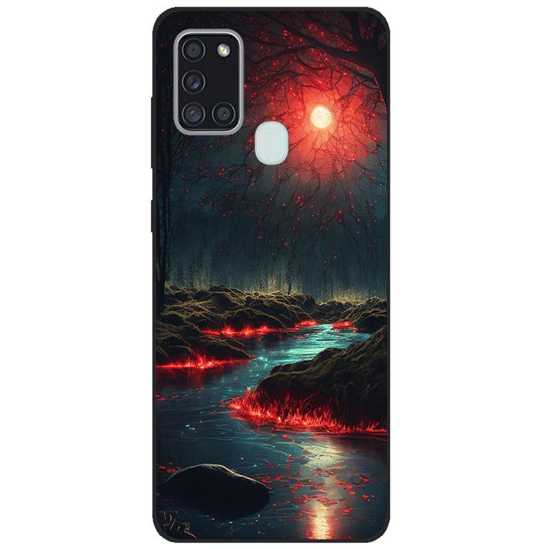 For Samsung A21s SM-A217F/DSN Back Cover tpu Soft Silicone Phone Case For Samsung Galaxy A21s Case Mobile Phone black coque new