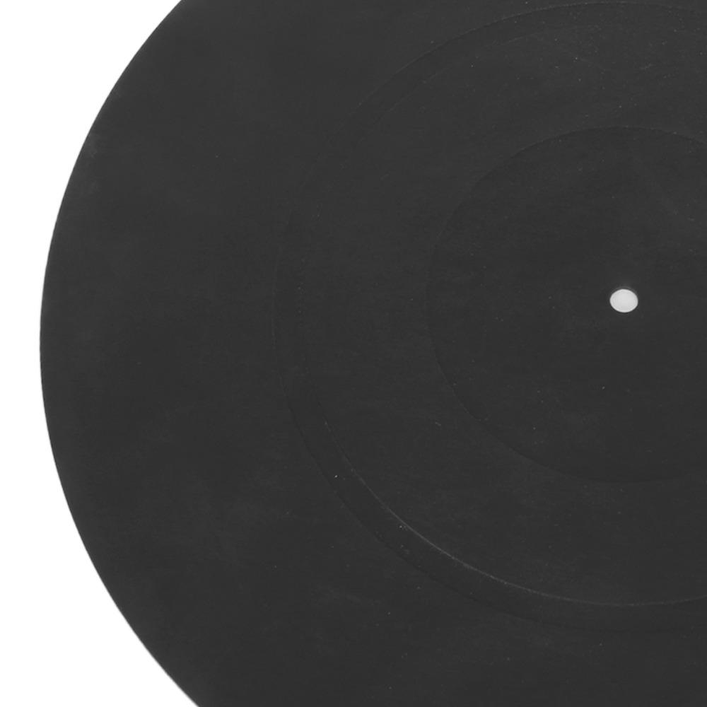 12in Vinyl Record Pad Static Resistant Record Player Mat Turntable Platter Mat Home Audio System