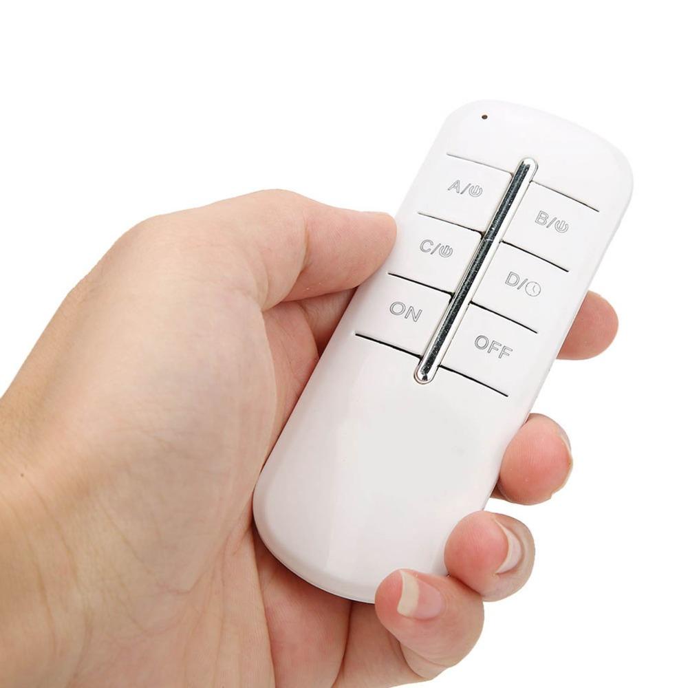 Receiver System 220V Remote Control Switch 1/2/3/4 Ways ON/OFF Receiver Switch Digital Control Selector Lights Lamp