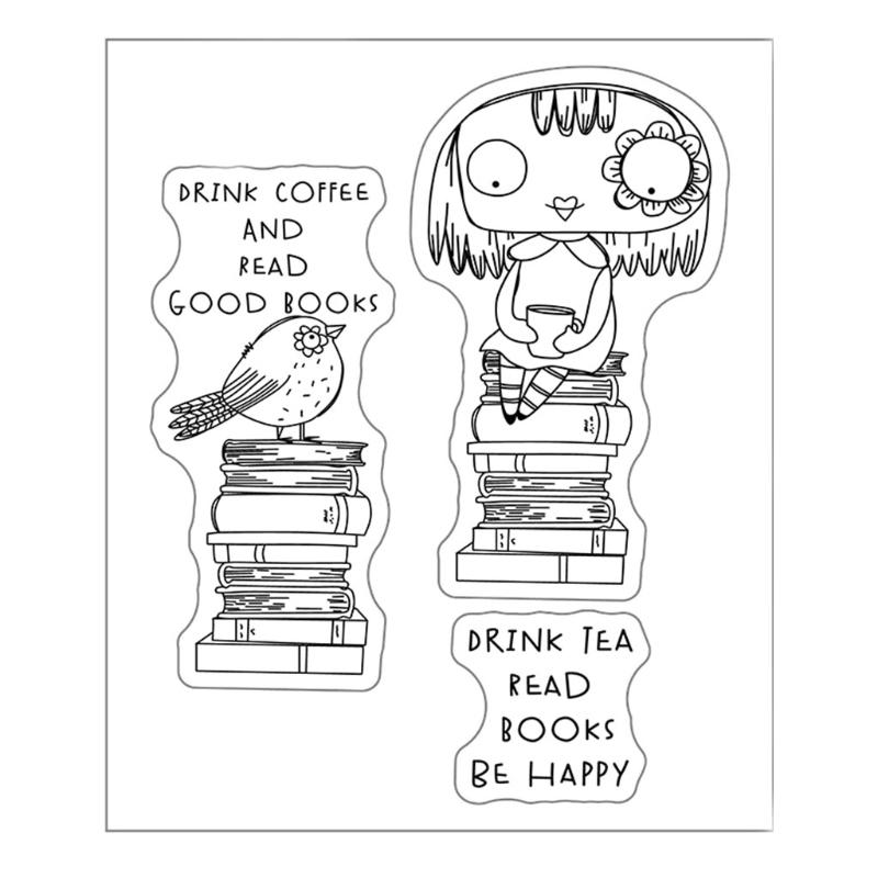 

Девушка птица силиконовая прозрачная печать штамп DIY Скрапбукинг тиснение фотоальбом декор