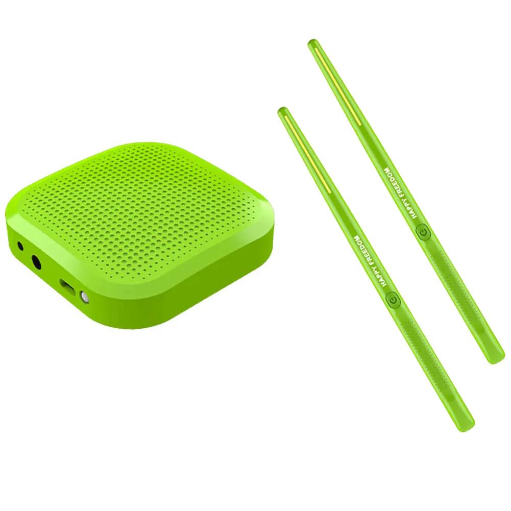 Electronic Virtual Air Drum Drumsticks Pedals Portable Virtual Reality Drum Kit Professional Gift for Adults Kids