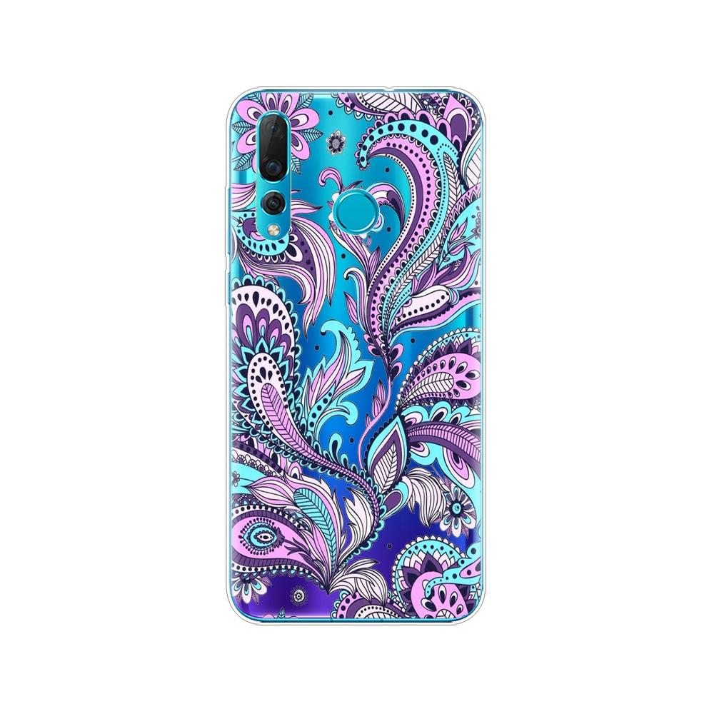 Mobile Silicon Phone Bag Case For Huawei Nova 4 4e Case Soft TPU Back Phone Cover For Nova4 nova4E Cover Protective Back Cover