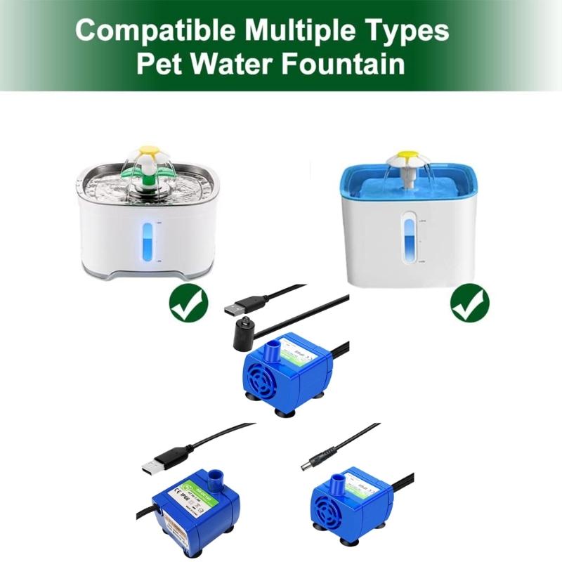 Compact and Portable Pet Water Pump Perfect for Indoor and Outdoor Use Convenient for Cat and Dog Owners on the Trips